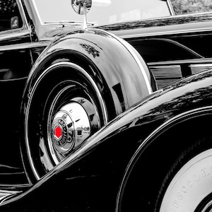 Packard wall art, classic car decor, Packard automobile, antique car art, man cave wall art, gifts for him, classic car gift, Packard gift