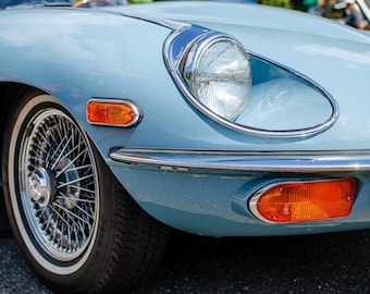 Jaguar E-Type Print: Classic British Sports Car Art