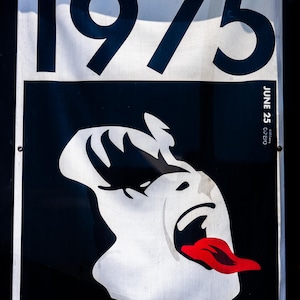 KISS 1975 Concert Poster: Gene Simmons, Asbury Park NJ