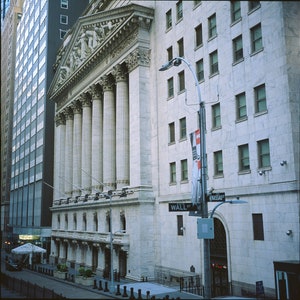 NY Stock Exchange Print: Wall Street Photo, Stockbroker Gift