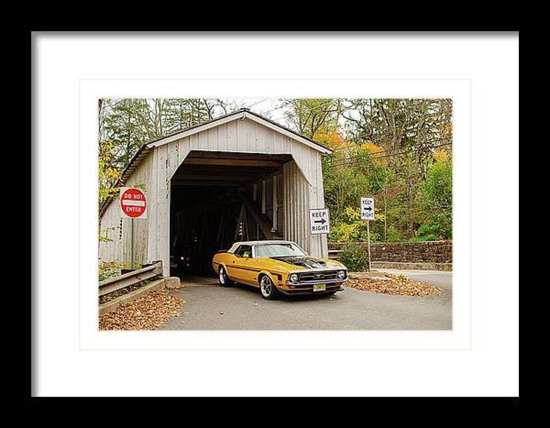 Ford Mustang gift, Ford Mustang Mach 1, Dad gifts, Fathers day gift, Ford Mustang art, Man cave wall art, Ford Mustang decor, Muscle car art image 2