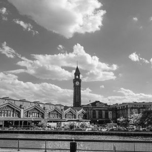 Hoboken wall art, Lackawanna Terminal, NJ wall art, Hoboken gift, housewarming gift, architecture print, fine art print, industrial wall art