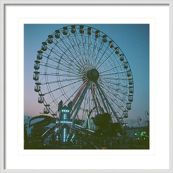 Ferris Wheel Print: Gillians Wonderland Pier, Ocean City NJ Wall