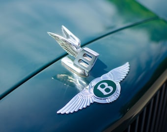 Bentley Flying B Kunstdruck: British Racing Green Automobile