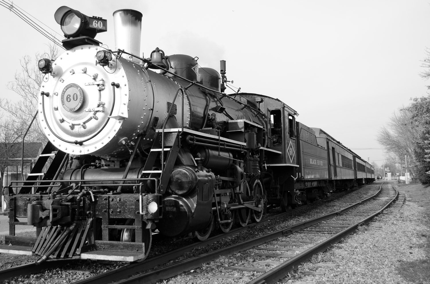 Steam Train Print, Steam Locomotive, Train Decor, Antique Train Print ...