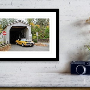 Ford Mustang gift, Ford Mustang Mach 1, Dad gifts, Fathers day gift, Ford Mustang art, Man cave wall art, Ford Mustang decor, Muscle car art image 3