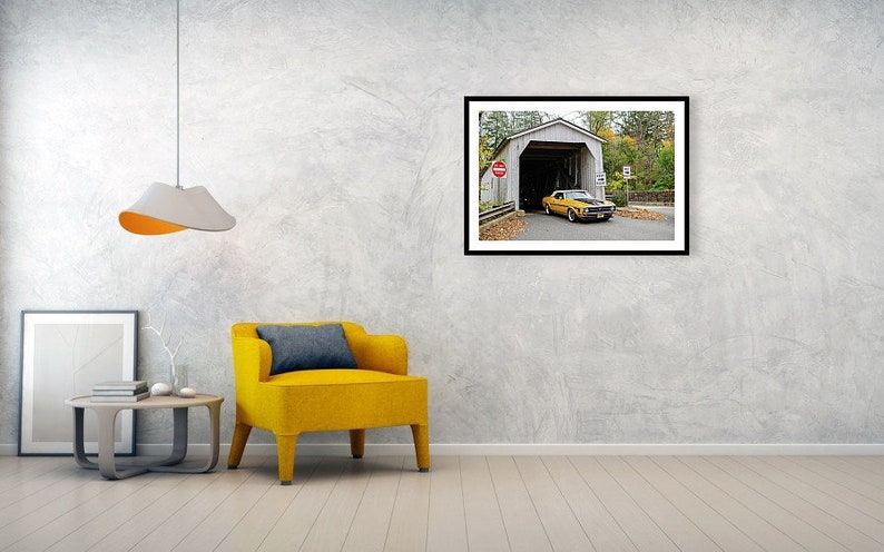 Ford Mustang gift, Ford Mustang Mach 1, Dad gifts, Fathers day gift, Ford Mustang art, Man cave wall art, Ford Mustang decor, Muscle car art image 4