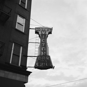 Hoboken wall art, Hoboken photography, industrial wall art, urban art, rolleiflex art, urban decor, antique sign, bar sign, vintage sign