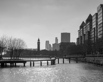 Fotoprint Hoboken: landschap Lackawanna-toren
