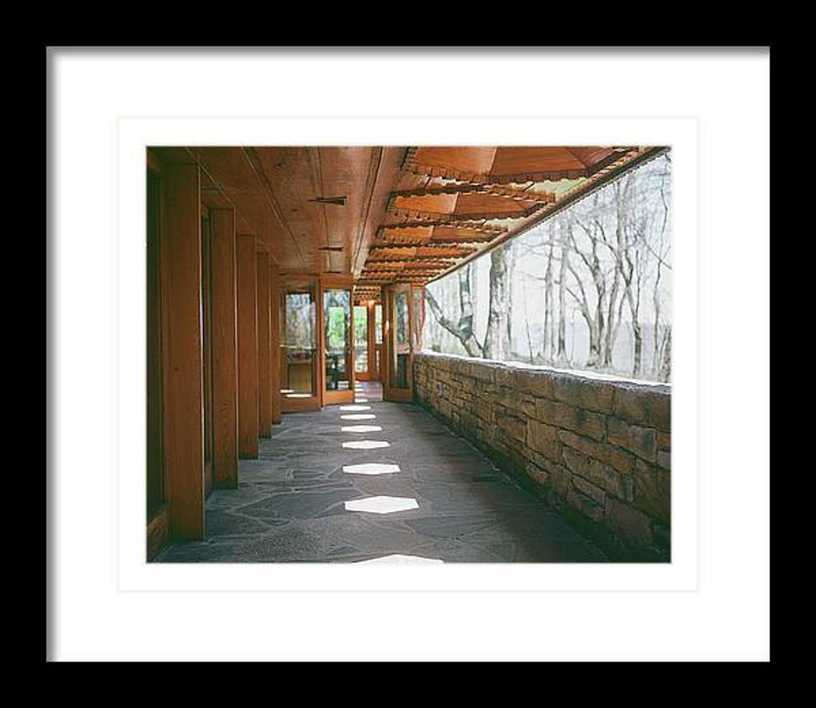 Frank Lloyd Wright Print, Kentuck Knob Print, Frank Lloyd Wright Gift ...