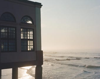 Ocean City NJ Pier Print: Surfer Wall Art, Beach House Decor
