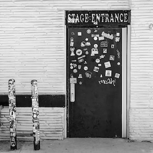 Impresión de puerta de escenario de Stone Pony: Asbury Park, NJ - Regalo de Springsteen