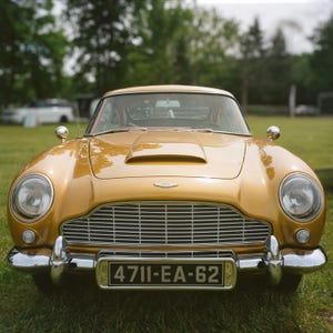 Aston Martin DB5, 007 art, James Bond gift, Classic car art, No Time To Die man cave wall art, Aston Martin poster, James Bond Aston Martin
