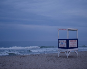 Ocean City NJ Beach Print: Lifeguard Tower Fine Art