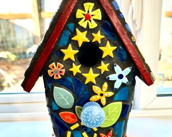 Mosaic Birdhouse 3