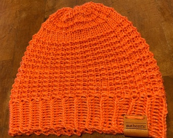 Hand Knit Slouchy Beanie - ‘Witches Moon Light’ Children’s size