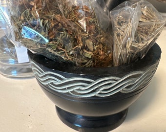 Mortar & Pestle Herbal Set