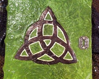 Green Leather Book of Shadows ~ 'Charmed Inspired'