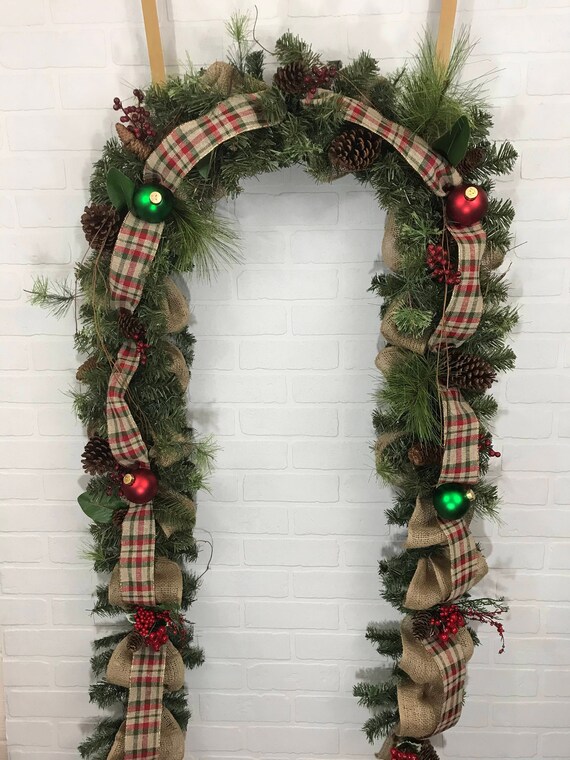 Christmas Garlandwinter Garland Christmas Mantle Winter Etsy