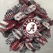 Alabama Crimson Tide Wreath - Alabama Crimson Tide Deco Mesh Wreath ...