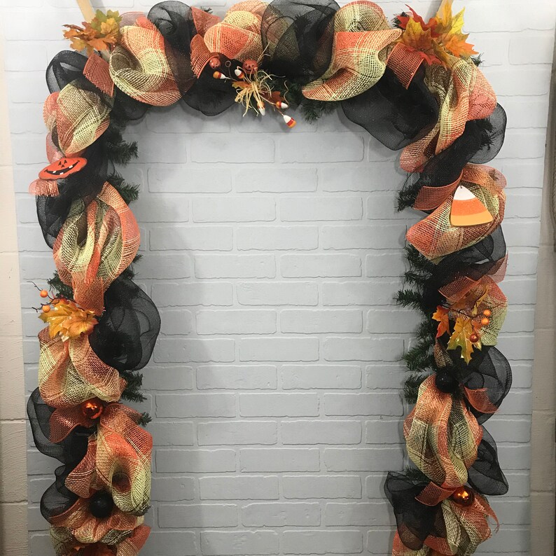 Halloween Garland Garland Garland for mantle Front Door Etsy