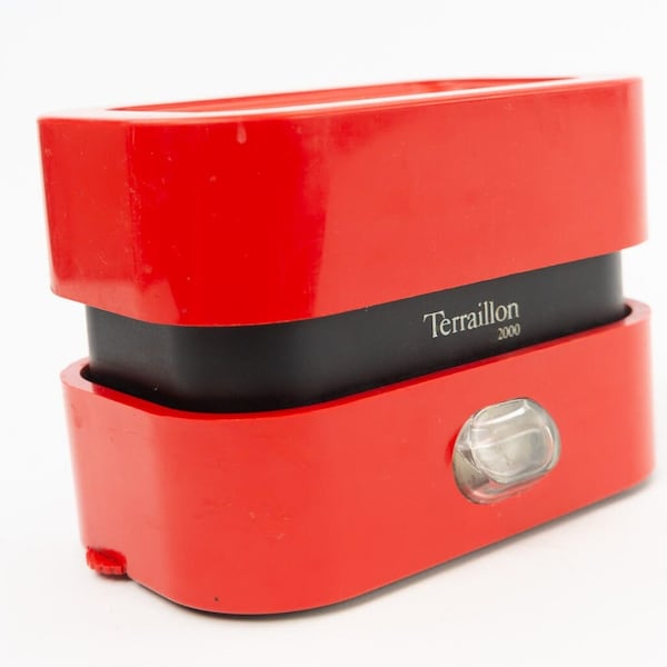 Marco Zanusso and Richard Sapper | Vintage Terraillon Scale | 1970's | Pop Kitchen Scale | Red and Black Plastic | Made in France