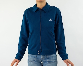 Vtg & Rare Le Coq SPORTIF 70's/80's Made in France Blue-grey