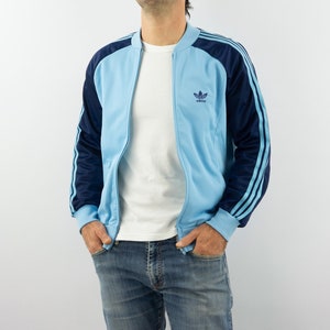 Adidas ATP Vintage Track Jacket 1970s Blue Tracksuit - Etsy