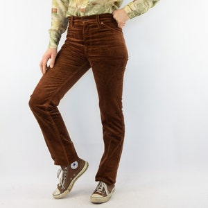 Levi&#39;s Vintage Corduroy Pants 1970s | Blue Cotton Trousers | Youthwear Model | Collector Piece | Levi Strauss | NOS | Made in France | S