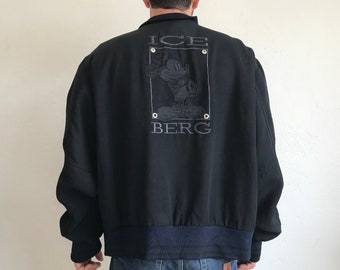 Iceberg | Vintage Jacket | 1990s | Black Jacket With Mickey Iceberg | Vintage Jacket | 1990s | Black Jacket With Mickey