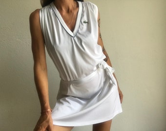 lacoste tennis dress vintage