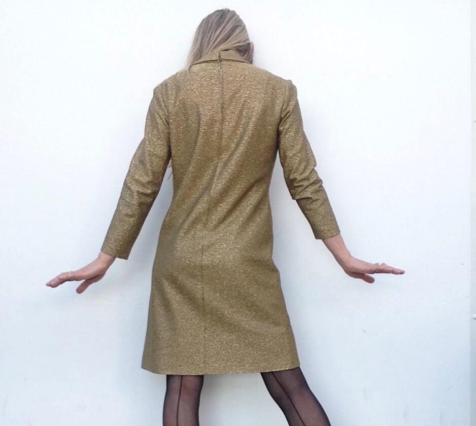 gold trapeze dress Yellow Topaz Zia Trapeze Dress