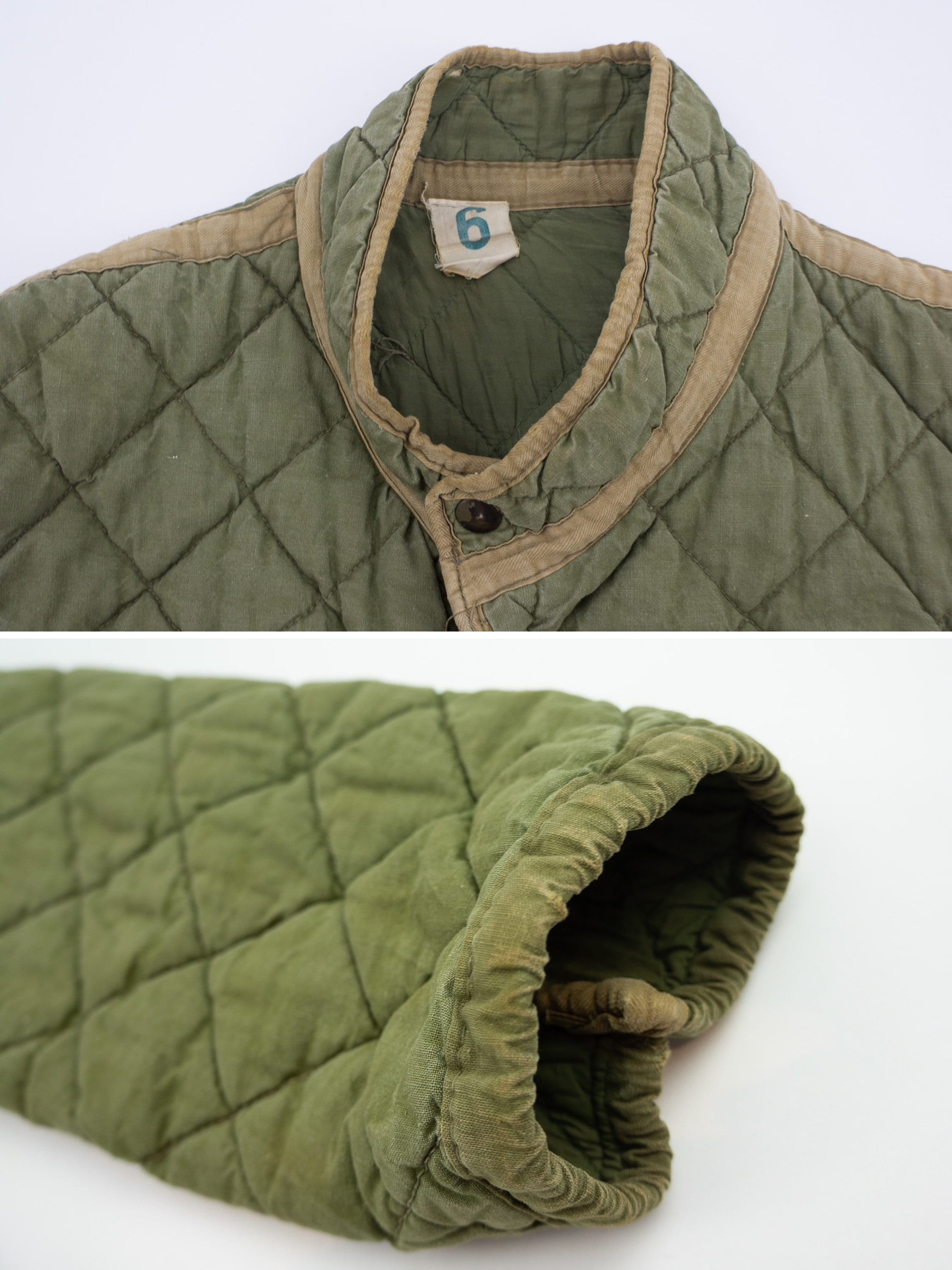 Mle 1950 Vintage Quilted Jacket | French Army | 1950/60s Mle 1950 Vintage Quilted Jacket | French Army | 1950/60s