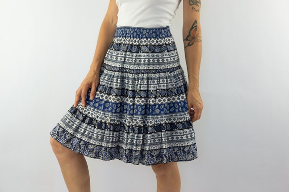 Vintage Peasant Skirt | 1980s | French Provence S… - image 5