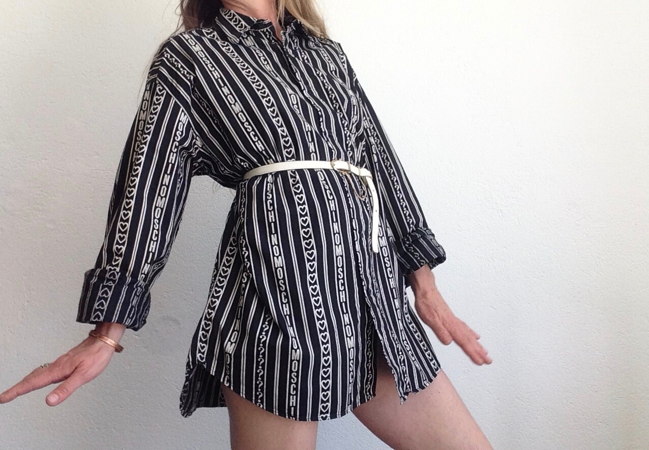 moschino monogram shirt