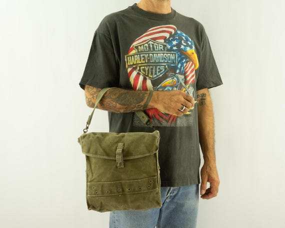 Vintage Military Medical Musette Bag 1950s | TAP French Army