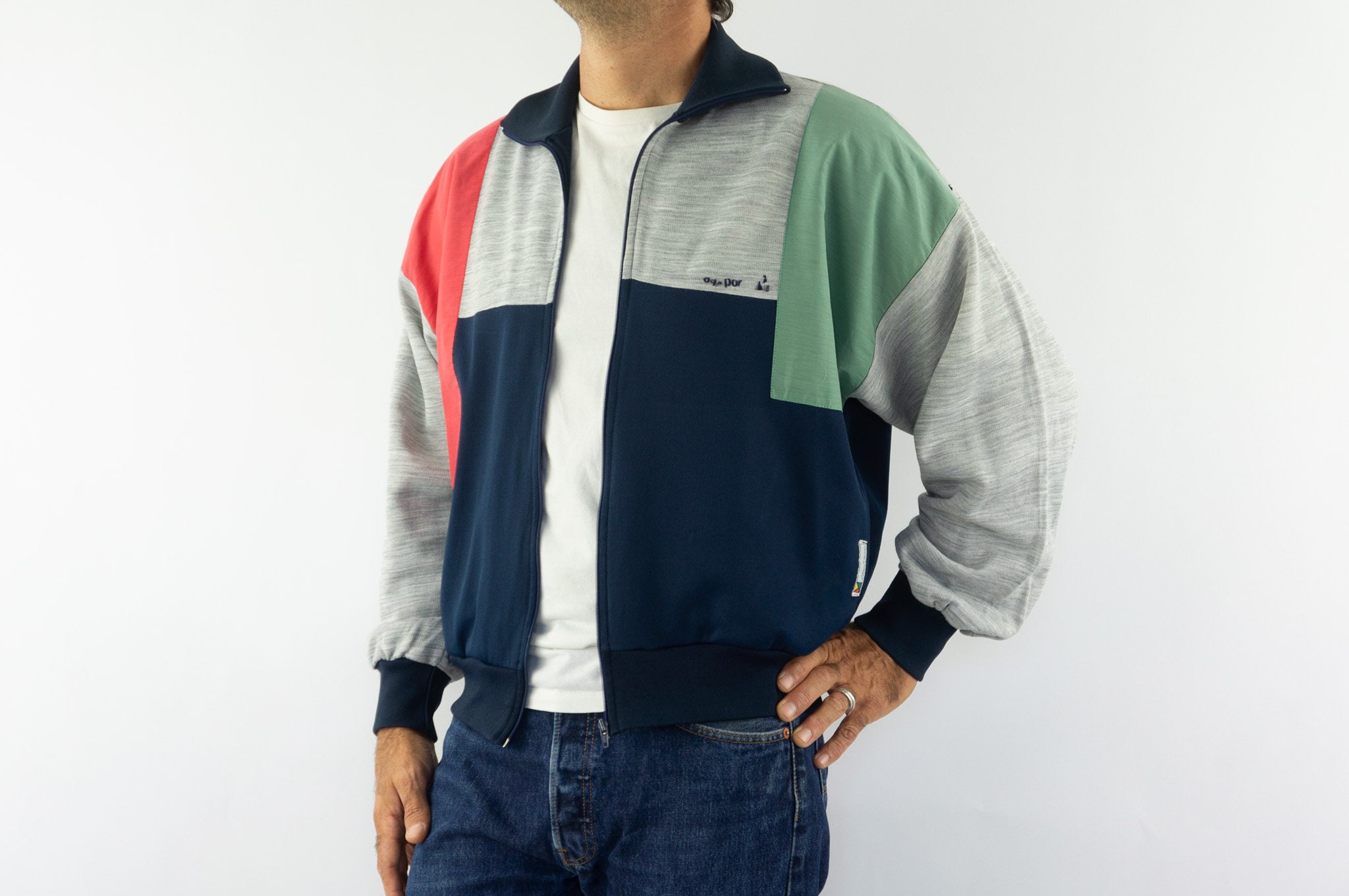 Veste Le coq Sportif 80'S Vintage Yannick Noah Oldschool Jacket - S UK