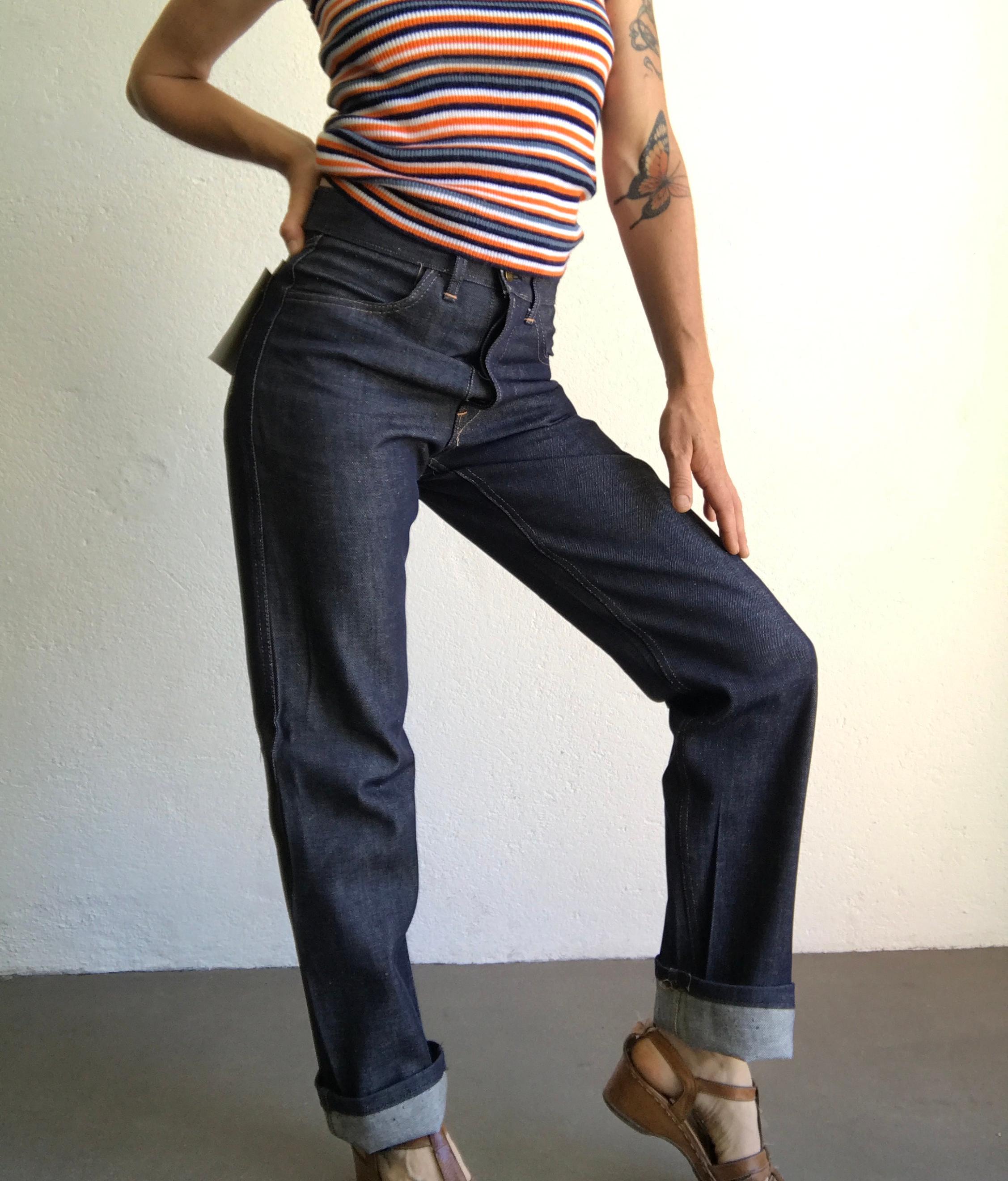 パンツ 1960s French vintage summer trousers VINTAGE FRENCH WORKWEAR BLUE HBT BUCKLE BACK TROUSERS PANTS