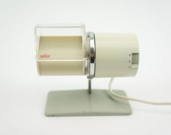 Braun HL 121 Vintage Desk Fan 1960s | Reinhold Weiss Design | Mid Century Modern | Spain