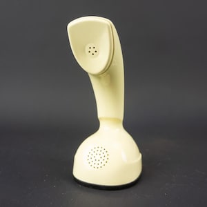 Vintage Ericofon Cobra Phone 1960s | Cream Rotary Telephone