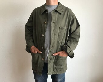 ORIGINAL 1950s SHELL OIL Belt Back Coveralls Overalls
