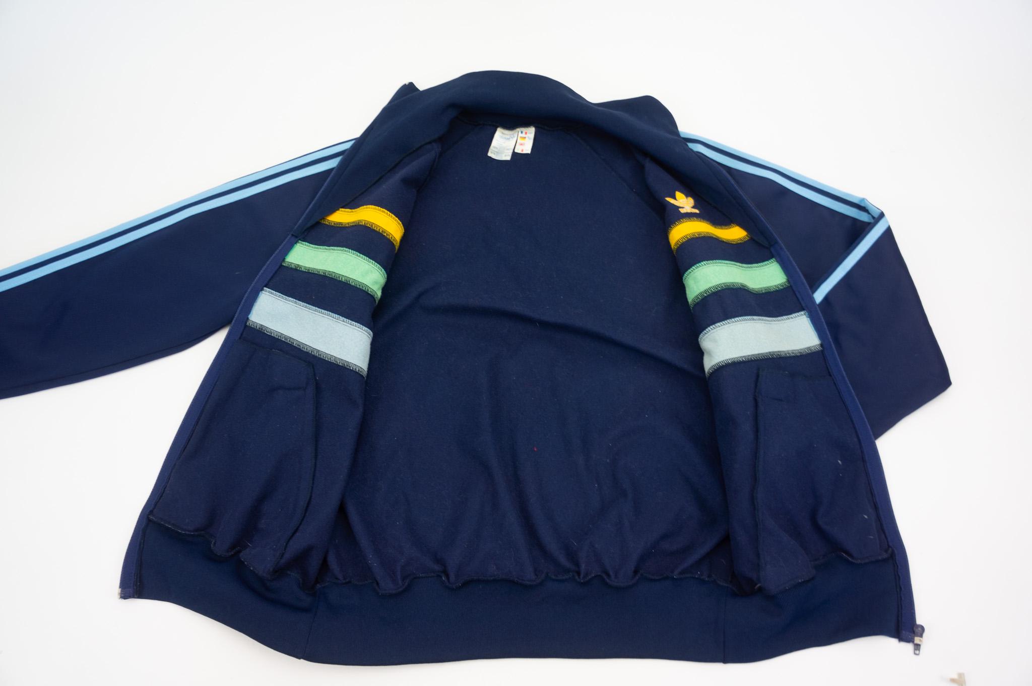 Adidas Vintage Track Jacket 1980s | Blue Ventex Tracksuit | 3
