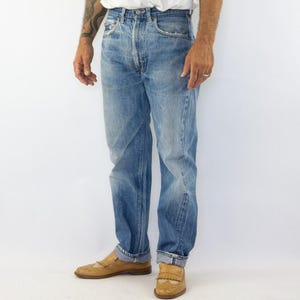 Vintage Levi’s 501 Redline Selvedge Jeans 1970s | Blue Denim | Red Tab | USA | M