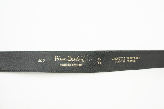 Pierre Cardin | Vintage Leather Belt | 1980s | Fa… - image 9