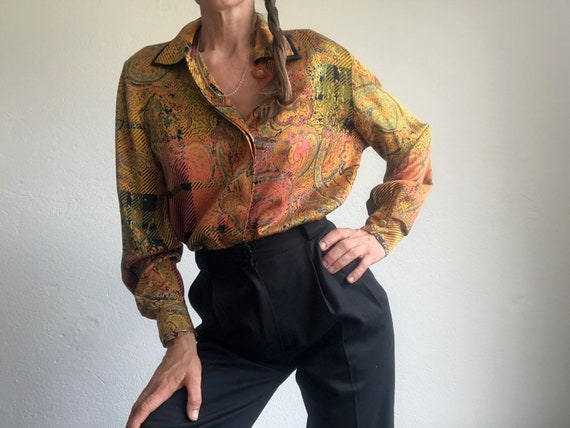 Louis Féraud | Vintage | 1980s | Blouse | Silk | P