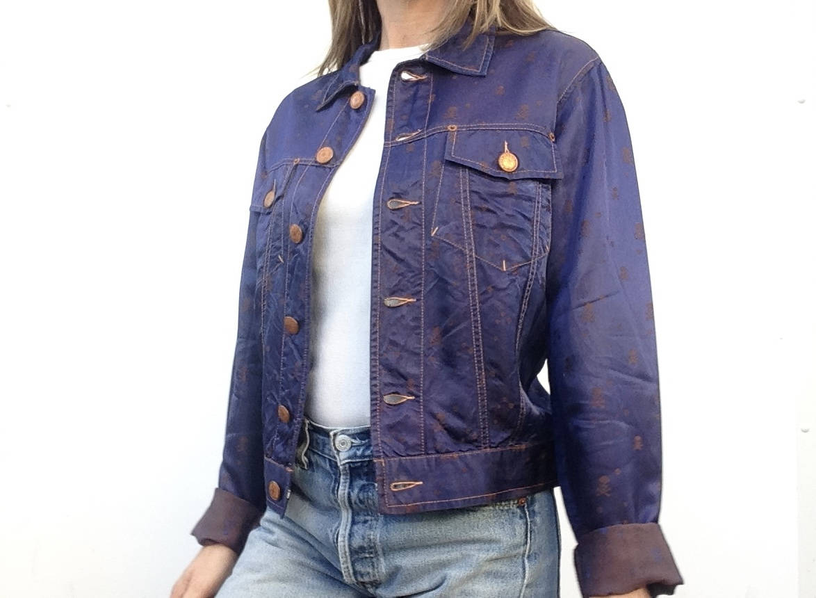 Gaultier Jean's | Vintage Satin Jacket | 1980s | Jacket With
