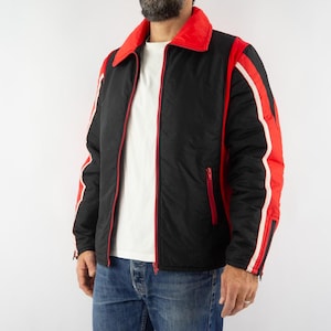 Bernhard Wagner | Vintage Ski Jacket | 1980s | Puffer Jacket | Retro Winter Bomber Jacket | Ski Outerwear | Anorak | Retro Ski Fashion | M/L