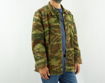 Vintage 60s Kamo Frogskin Duck Hunter Green Jacket Medium 1970s Us