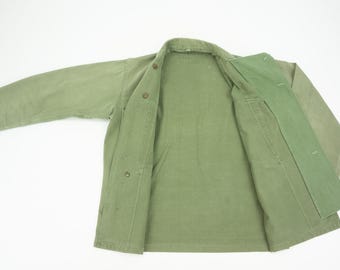 Vintage Us Army M-43 HBT Shirt Jacket 1940s | WWII Field