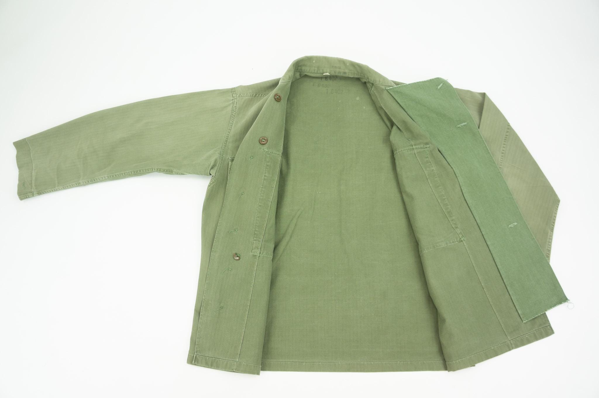 Vintage Us Army M-43 HBT Shirt Jacket 1940s | WWII Field